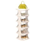 Genérico Shoe Rack Organizer, 6-Tier Dorm Shoe Rack Storage Stand, Foldable Shelf Space Saver Clothing & Wardrobe Storage For Small Space Apartment Closet Adults Kids Bedroom Dorm Living Room