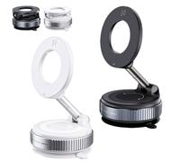Generico Shopellox Phone Mount, 360° Adjustable Vacuum Magnetic Phone Holder, Suction Cup Phone Mount with All Smartphones, Foldable and Retractable Hands-Free for Car, On Table or Mirror (Mix)