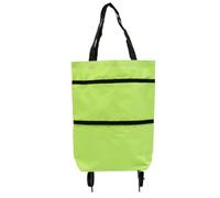 Generico Shopping Bag With Wheels - Oxford Cloth Shopping Cart Foldable | Foldable Two-stage Zipper Grocery Cart With Wheelsshopping Bag For Shopping