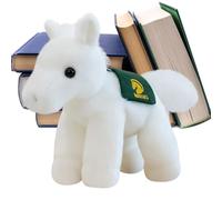 Generico Short Plush Horse Stuffed Animal | 8.3inch Mascot Home Decor | Girls Soft Horse Plush Stuffed Toy for Kids Friends Family Collectors Halloween Christmas, Valentines Birthday