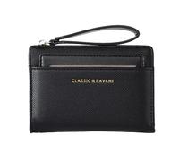 Generico Short Zipper Wallet, Lightweight Credit Card Wallet with Lanyard, 4.92x3.54x0.98 Inches Stylish Compact Multi Functional Coin Purse, Large Capacity for Important Notes and Cash