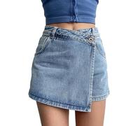 Generico Shorts Donna Jeans Curvy Larghi Pantaloncini in Denim Elasticizzati Estivi con Tasche Jeans Corti Vita Alta Eleganti Hotpants Taglie Forti Vita Bassa Bermuda Strappati Casual Shorts Sexy