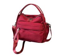 Genérico Shoulder Bag, Elegant Soft Top Pack Sling Bag, Adjustable Tote For Lady Girls Daily Commute Work Office School College Weekend Travel Gym Picnic Walking Birthday, Vinaccia-rosso (Wine Red
