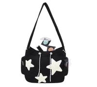Generico Shoulder Bag, Tote Purse, Large Capacity Design with Star Pattern, Portable Messenger Style, Shoulder Storage for Girt, Travel, School, Casual Outings, 14.96x12.6x4.72 Inches