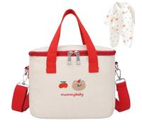 Generico Shoulder Diaper Bag | Multifunctional Convenient Travel Diapers Tote Nappy Bags -Functional Diaper Bags Tote With Insulation Layer Compartment, Large Capacity Storage Bag Shower Items