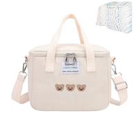 Generico Shoulder Diaper Bag | Multifunctional Convenient Travel Diapers Tote Nappy Bags -Functional Diaper Bags Tote With Insulation Layer Compartment, Large Capacity Storage Bag Shower Items