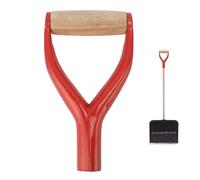Generico Shovel Handle - D Handle | Shovel Head, Multiuse Effort-Saving Metal Wood Anti-Rust Replacement Part Reliable, Stable Grip D Tool Time-Saving Portable For Raking Shoveling Forking