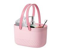 Genérico Shower Organizer Basket with Handles - Draining Organizer Storage Box for Bathroom | Dorm Room | Toiletry St0rage Baskets,Portable Bath Storage Basket |