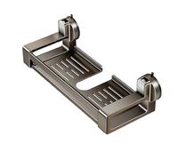 Genérico Shower Shelf For Inside Shower - Wall Mount Shower Shelf | Bathroom Accessories | Suction Cup Shower Rack Shower Shelves | Shower Organizer For Family, Friends