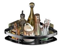 Generico Shower Shelf - Wall Mount Storage Rack | Adhesive Corner Caddy | No-Drilling Triangle Design, Aluminum Construction For Bathroom Toilet Kitchen Shower, Space-Saving Organizer