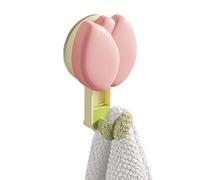 Generico Shower Suction Cup Hooks | Decorative Flower Reusable | Funny Wall Hooks for Shower Kitchen Tile Wall Window Glass Door Entryway
