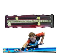 Generico Shuffleboard Scoreboard - Billiards Game Keeper, Wood Counters | Portable Reusable Scoring, Wood Accessories for Pool Table, Table, Tabletop Game Tracker, Indoor Entertainment, Ro