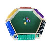 Genérico Shut The Box - Set di in legno con custodia acrilica, gioco da tavolo educativo matematico per bambini e adulti, ideale per serate di gioco in famiglia, viaggi, feste e aule