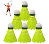 Generico Shuttlecocks Set - Nylon 23-39cm Tube | Nylon Badminton Shuttlecocks Set, Lightweight High Elastic Practice Shuttlecock Balls | Portable Family Sports Recreation Training Play Use