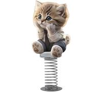 Generico Shy Kitty Bobble, Cute Cat Car Dashboards Accessories, Fun Bouncing Shaking Dashboard Decor, For Car Desk Home(c)