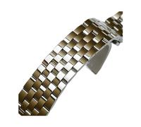 Generico SiChouwz Cinturino For Orologio In Acciaio Inossidabile, Solido, Lucido, Estremità Curva, 24 Mm, 23 Mm, 22 Mm, 21 Mm, 20 Mm, 19 Mm, 18 Mm(Silver,21mm)