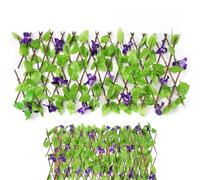 Generico Siepi Finte,Siepe Artificiale,Schermo Per Recinzione Privacy Verde Per Pareti - Tappetino Per Recinzione Finta Con Decorazione Per Sfondo Verde Da Parete, Regolabile Per Scale, Cortile, Pa
