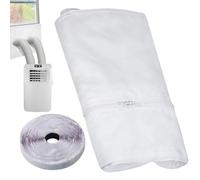 Generico Sigillo per Finestra AC | Tessuto Paraspifferi per Porte - Isolamento per Condizionatore | per Isolamento Acustico Riduzione Rumori Protezione Correnti Preparazione