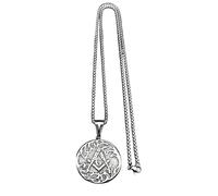 Generico Signa di muratore Simbolo della Massoneria Collana per donne Uomini Amuleto Misterioso Amuleto Amuleto Regalo Regalo