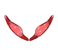 generico SIKUAI Copertura estesa per leva del cambio al volante rossa, sostituzione dell'estensione della leva del cambio più grande al volante per LA Festa 2019 2020 2021