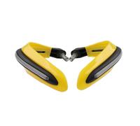generico SIKUAI Kit di luci LED per manubrio da 7/8" 22 mm per moto ABS giallo per moto da cross, fuoristrada, ATV, motocross