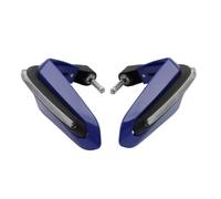 generico SIKUAI Kit di luci LED per manubrio da 7/8" e 22 mm per moto, ABS blu per moto da cross, ATV, fuoristrada, motocross
