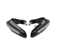 generico SIKUAI Kit luce manubrio LED per paramani per moto in ABS da 7/8" 22 mm, nero per moto da cross, ATV, fuoristrada, motocross.