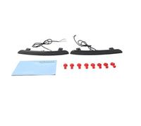 generico SIKUAI Riflettore posteriore Paraurti posteriore Luce di guida Freno Indicatore di direzione ABS nero fumé per Civic 4 porte Berlina 22-2025, non adatto Per modello hatchback 1 paio