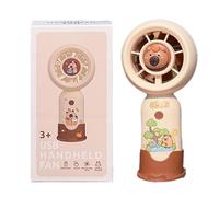 Generico Silent Cooling Fan - Portable Ventilator for Travel | USB Charging with 500mAh Battery, Three Speed Adjustment, Compact Handheld Design, Lightweight Summer Companion