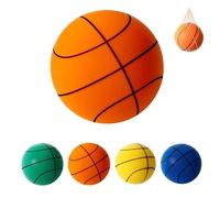 Generico Silent House Basketball, Quiet Indoor Safe Premium Foam Ball for Training, Grooved PU Foam Design for Realistic Bounce, Ideal Gift for Youth (Orange,3 (26.5"))