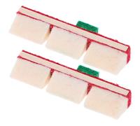 Generico Silenziatore di Lunga Durata per Pianoforte Verticale 2 Pezzi Stili multipli in Feltro di Lana e Legno Accessori per Piano Stabile Forma Uniforme Stili multipli per Manutenzione Professionale