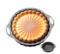 Generico Silicone Bakeware - Silicone Birthday Cake Mold Pan for Party with Flower Design | Food-Grade Material Details with Non-Stick Function, Unique Large Baking Tray for Brownies, Jelly and Tart