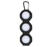 Generico Silicone Ball Holder - 3-Hole Portable Protective Silicone Sleeve with Buckle, Compact Golf Accessory, Golf Ball Case Pouch Organizer for Adults, Professionals, Beginners, Family