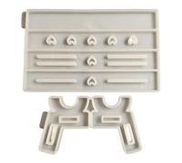 Generico Silicone Bench Mold - Ďiy Concrete Casting Mould for Garden Bench Legs | Durable Plaster Cement Resin Mold, Decorative ParkBench Making Tool