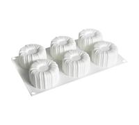 Generico Silicone Cake Molds - 6-Cavity Heat Resistant Pudding Mould