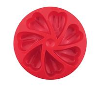 Generico Silicone Cake Molds For Baking - 7-Cavity Heart Shaped Reusable