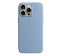 Generico Silicone Case Compatible with iPhone 16/15/14/13, Silicone Shockproof Slim Cover, Silky-Soft Touch Full-Body Protective Phone Case, Shockproof, Slim Fit (Blue,for iPhone16)