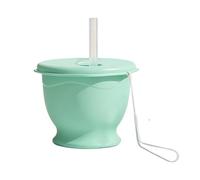 Generico Silicone Cup Foldable - 150ml Travel Coffee Cup, Portable Silicone Drinking Cups With Straw, Folding Beverage Mug | Reusable Gym Picnic School Outdoor Hydration Cups With Wrist Strap