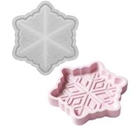 Generico Silicone Mold - 7.01 inch Snowflake Jewelry Box Resin Tray Maker