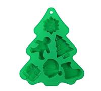 Generico silicone Natale Babbo Natale neve pupazzo neve decorazioni casa | Albero Torte E Dolci Da Forno fondente argilla fai da te budino casa cucina Capodanno compleanno festa