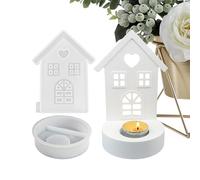 Generico Silicone per Resina,A Forma di Casa Flessibili e Antiaderenti,Stampo per Resina in Silicone Decor per La Casa | per Decorazione Epoxy Sapone e Famiglia