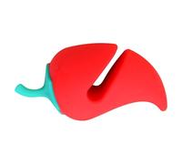 Generico Silicone Pot Lid Lifter, Boil Over Spill Stopper, Creative Pepper-Shaped Tool, Heat-Resistant Design, Reusable Kitchen Accessory, Made from Wear-Resistant Silicone, 1.18x1.18x2.36in