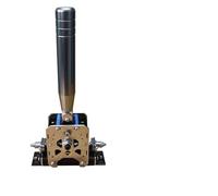 Generico sim racing shifter, Cambio sequenziale del gioco di corse simulato for PC, compatibile con il volante FANATEC Thrustmaster Logitech(Silver)
