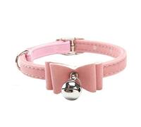 Generico Simpatico Collare per Campana per Gatti Gattino Regolabile Velluto Papillon Campana Farfalla Nodo per Colletto Elastico Pet Suono Papillon Forniture per Animali Rosa ElegUtile e alla Moda