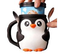 Generico Simpatico di - Coppa di con cassetto segreto per snack, contenitori per gelati stampati in 3D | Supporti per ghiaccioli, supporto per lattine di birra