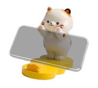 Genérico Simpatico supporto per telefono a forma di animale. Materiale: | Resina di qualità dipinta a mano | Sopore creativo per smartphone con cartoni animati, universale, da scrivania