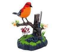 Generico Simulation Electric Bird |18x16x11cm Kids Toy Chirp Pen Holder | Realistic Decorative Realistic Pet Bird | Pet Supplies For School Kids Bedroom Living Room Kitchen Adults Birthday Easter