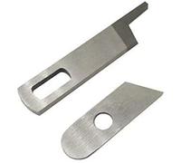 Generico Singer Catania - Coltello, Lama Superiore e Inferiore per tagliacuci tagliacuce Pfaff Hobbylock 2.0, Hobbylock 756, Hobbylock 4762, Coverlock 4772 | Husqvarna Viking Huskylock S15 (Coppia)