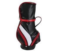 Generico Single Bottle Cooler Bag, PU Leather Carrier Multiple Storage Pockets, Insulated Design, Durable Zipper Closure, Black 1 Pack, for Beach, Golf, Parties, and Travel