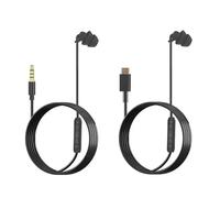 Generico Single Earphone With Wired - Mono Earbud Single Sided Headphone, Clear Call Audio Communication Headset, Silicone In Ear Noiseless Listening Device, Left Right Wired Earplug | For Men Women